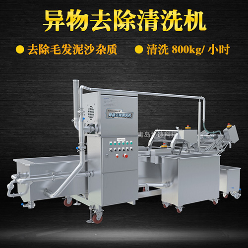 高質蔬菜清洗機，氣泡清洗，清洗800kg小時